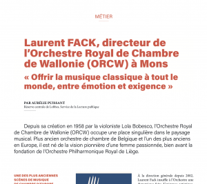 Offrir la musique à tout le monde, entre émotion et exigence